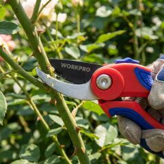 WORKPRO WP332001 180mm Profesyonel Bağ Bahçe Dal Budama Makası