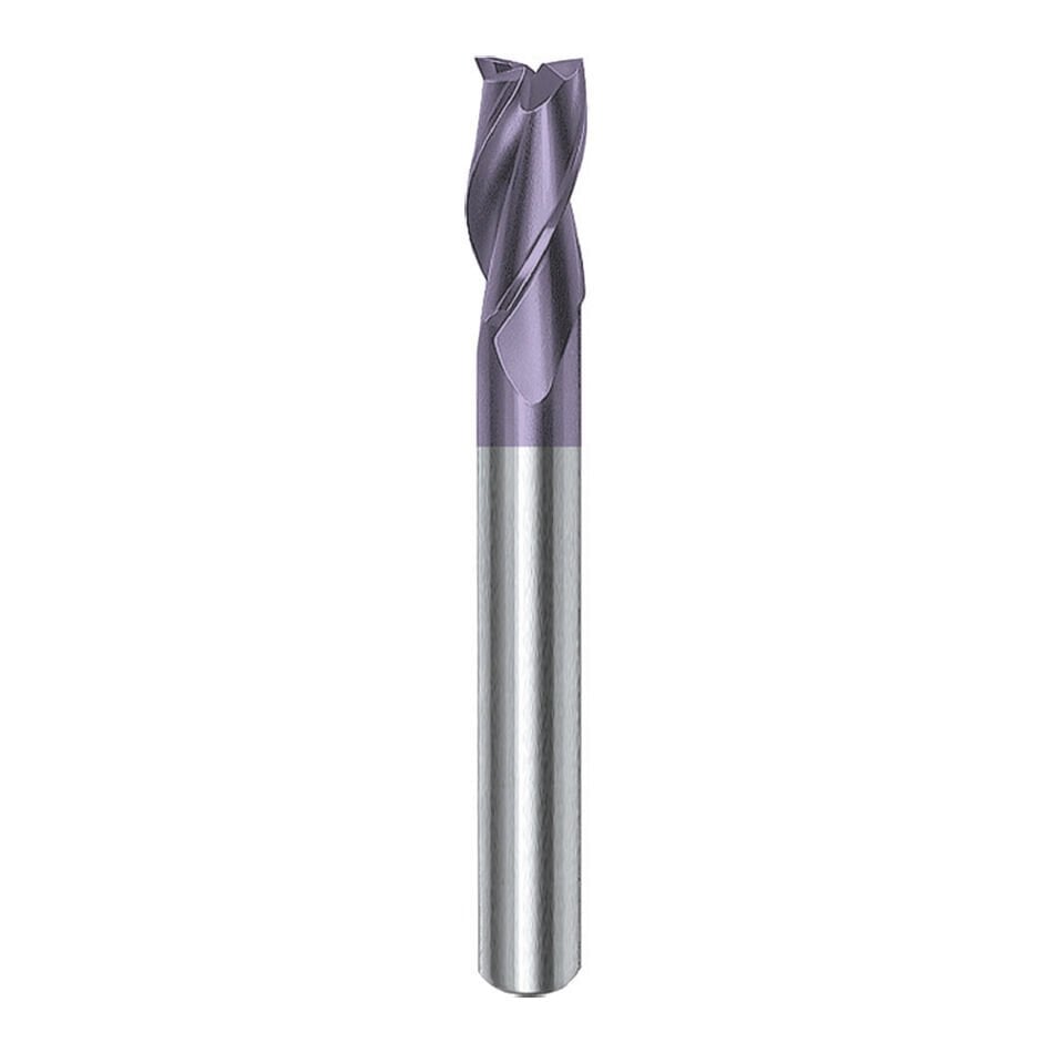 10x38x10x100mm 2 AĞIZ UZUN KÜRE TIALN KARBÜR FREZE