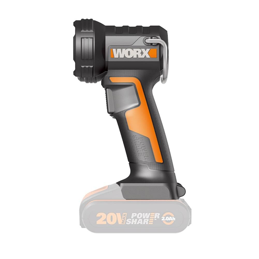 Worx WX025.9 20Volt 160/350 Lümen Profesyonel Çok Fonksiyonlu Led Fener (Akü Dahil Değildir)