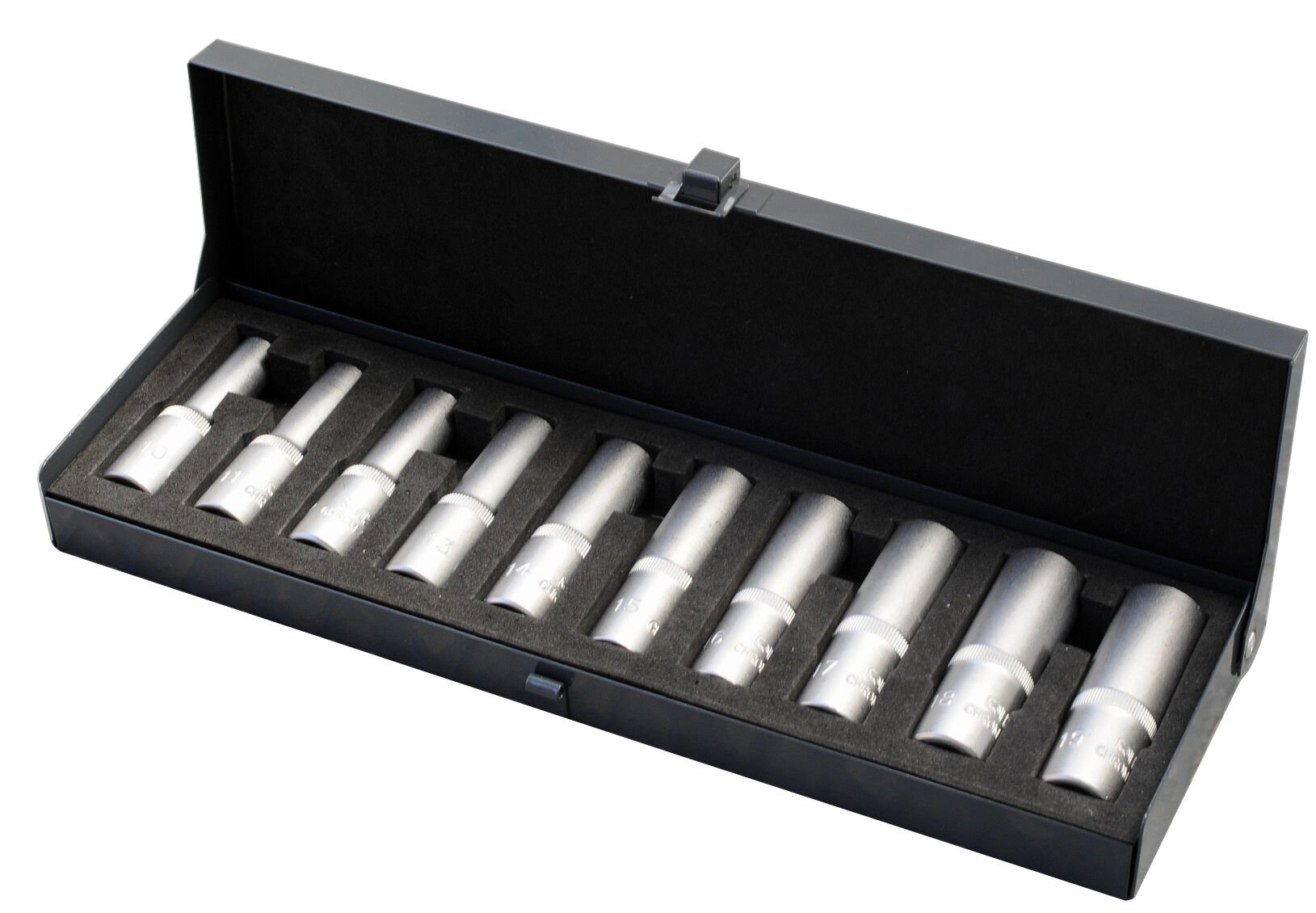 İzeltaş 1108 00 6010 1/2'' Altı Köşe Derin Lokma Takımı 10 Parça
