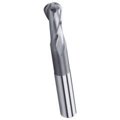 8mm 2 AĞIZ UZUN KÜRE PARMAK FREZE HSS