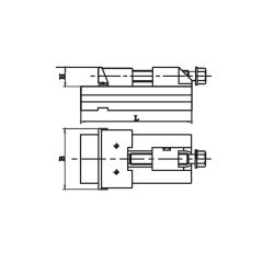 Krasnic 150Mm Modüler Süper Hassas Tezgah Mengenesi Hareketli