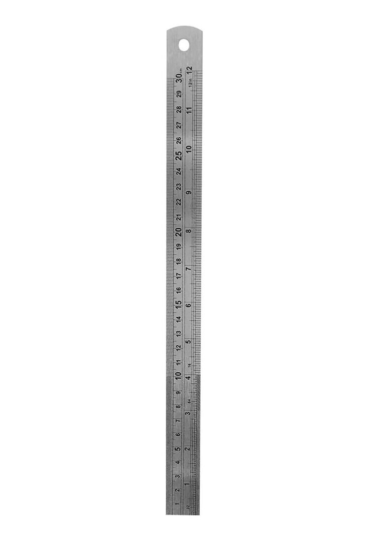 1000x20mm PASLANMAZ ÇELİK CETVEL