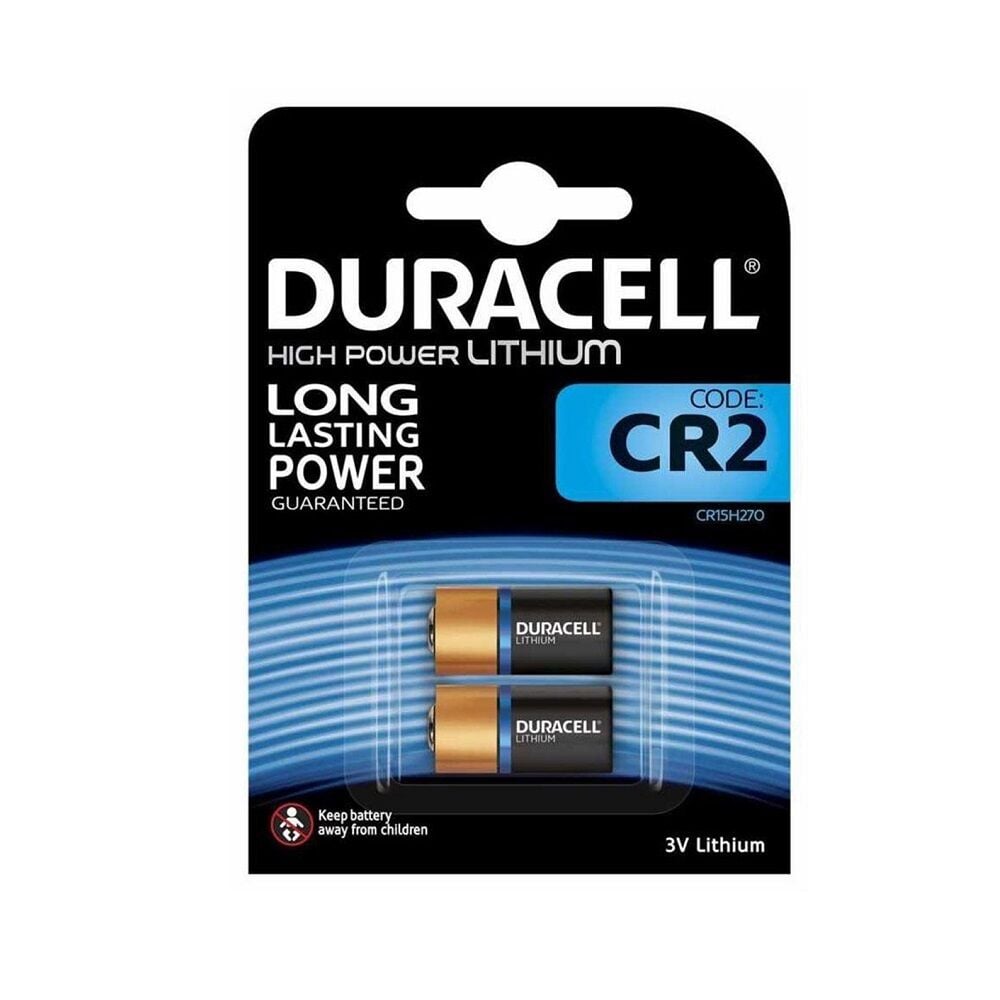 Duracell CR2 Lityum Pil 2'li Paket