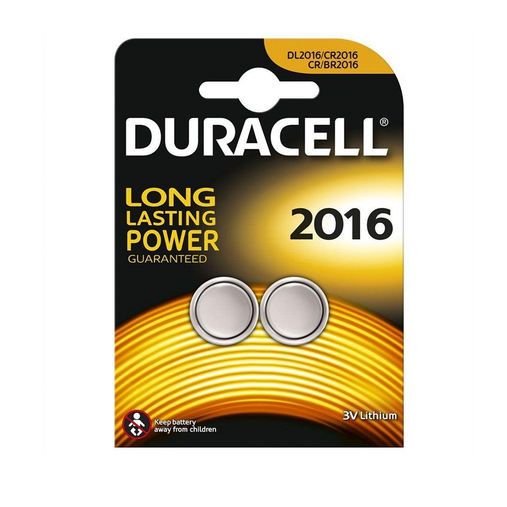 Duracell CR2016 3V Lityum Pil 2'li Paket