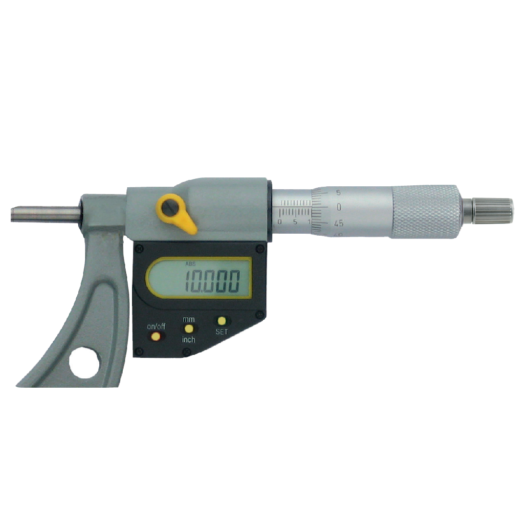 Asimeto Değiştirilebilir Çubuklu Dijital Mikrometre 150-300x0,001 mm