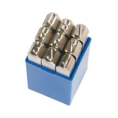 12mm MASUS RAKAM TAKIMI NİKEL KAPLI