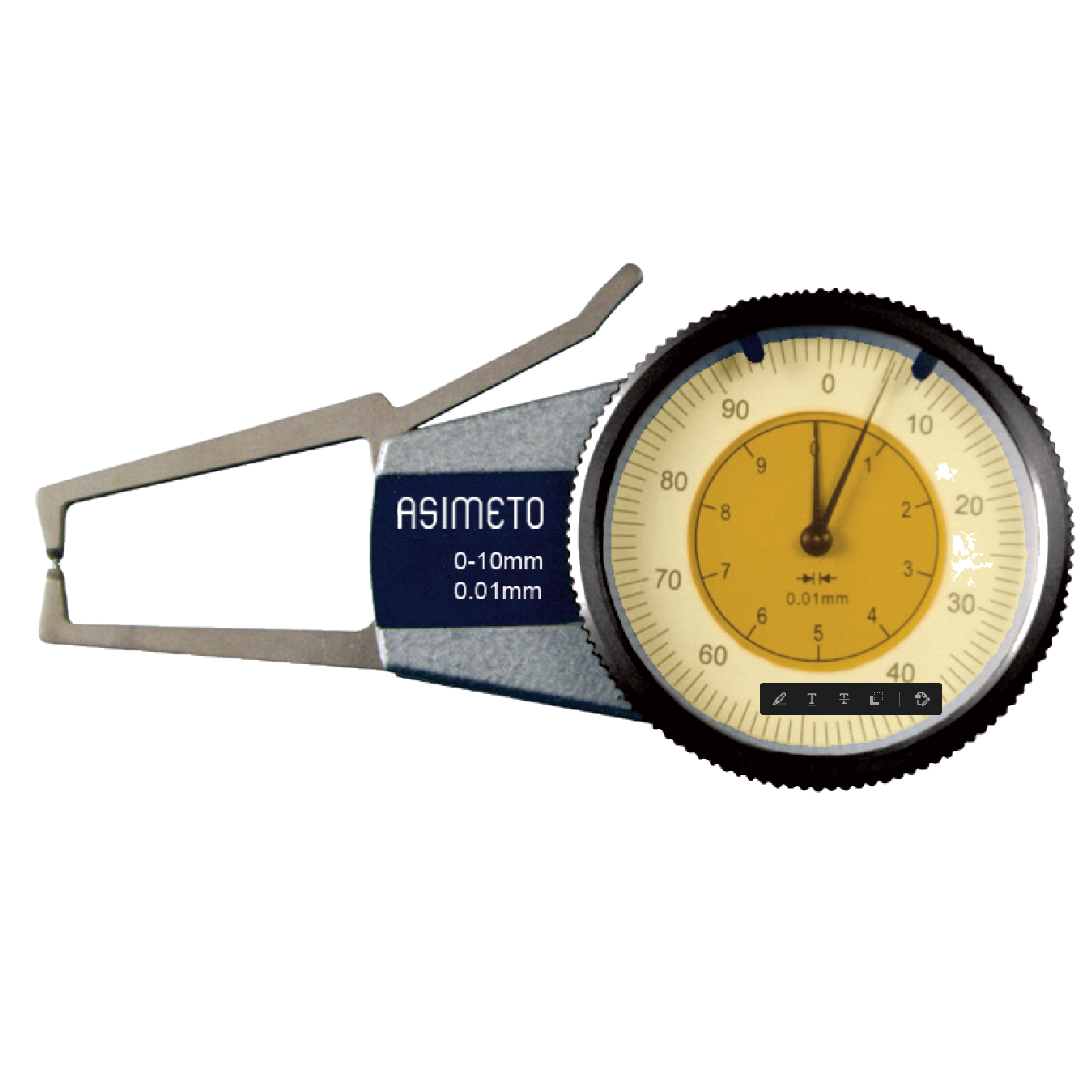 Asimeto Saatli Dış Çap Komparatörü 40-60x0,01 mm