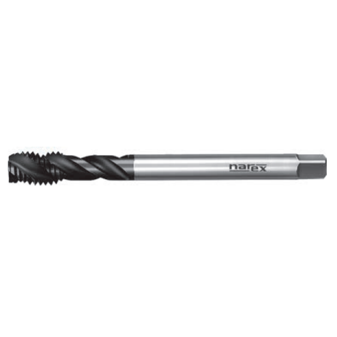 Narex G3/8 inç-19 Uzun Boru Diş Makina Kılavuzu Dın5156/C Hsse Tialn 4052