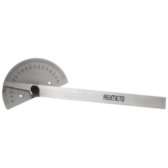 Asimeto Yarı Daire Plakalı Açılı Gönye 85x150 mm