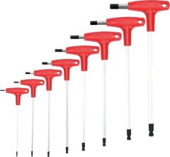 İzeltaş 4921 00 8108 T Tipi Yuvarlak Başlı Allen Anahtar Takımı 8 Parça