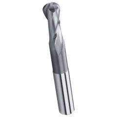 11mm 2 AĞIZ UZUN KÜRE PARMAK FREZE HSS