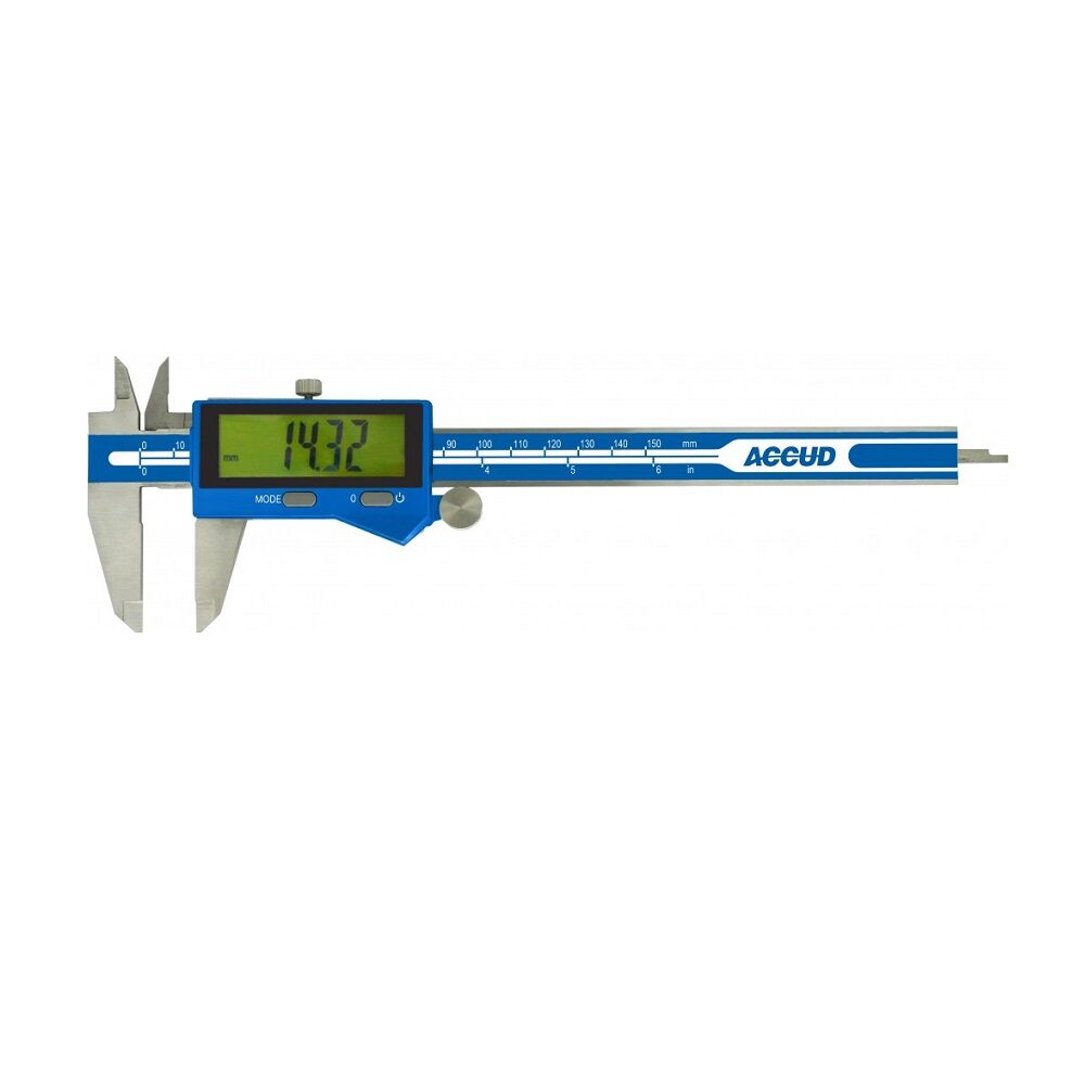 Accud 112-008-13 IP67 Su Geçirmez Dijital Kumpas 0-200mm