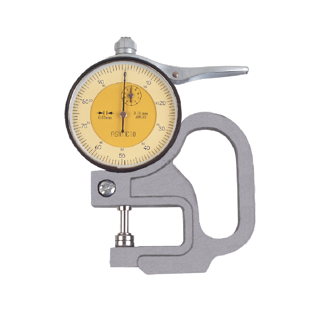 Asimeto Saatli Kalınlık Ölçer 0-10x0,01x120 mm
