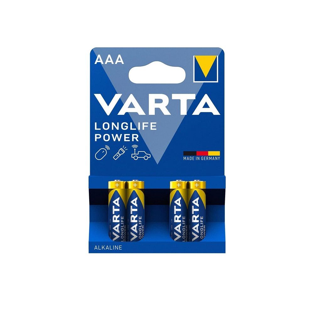 Varta 4903 Longlife Power Alkalin AAA İnce Kalem Pil 4'lü