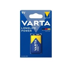 Varta 4922 Longlife Power 6LR61 Alkalin 9V Pil