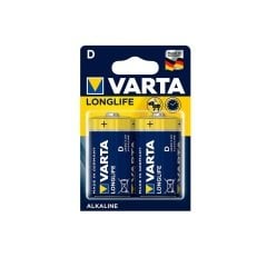 Varta 4120 Longlife Extra Alkalin D Büyük Boy Pil 2'li