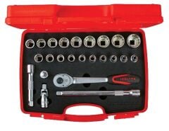 İzeltaş 1114006024 1/2'' On İki Köşe Lokma Anahtar Takımı 24 Parça