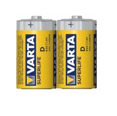 Varta Superlife Manganez D Büyük Boy Pil 2'li Shrink
