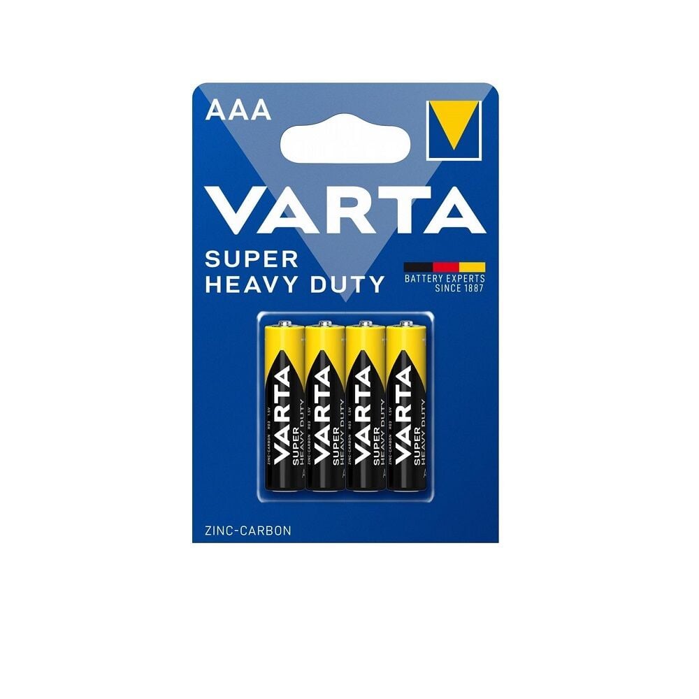 Varta Superlife Manganez AAA İnce Kalem Pil 4'lü