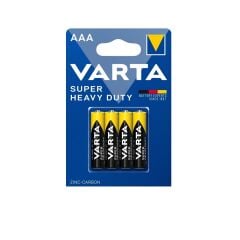 Varta Superlife Manganez AAA İnce Kalem Pil 4'lü