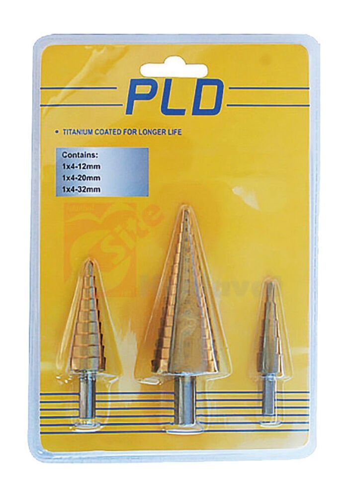 KADEMELİ SAC DELME SETİ 4-12/4-20/4-32 TİN KAPLI