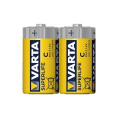 Varta Superlife Manganez Orta Boy Pil 2'li Paket