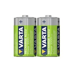 Varta 56720 Power 3000mAh D Şarj Edilebilir Büyük Pil 2'li Paket