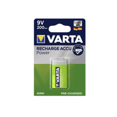 Varta 56722 200 mAh 9V Ni-MH Şarj Edilebilir Pil