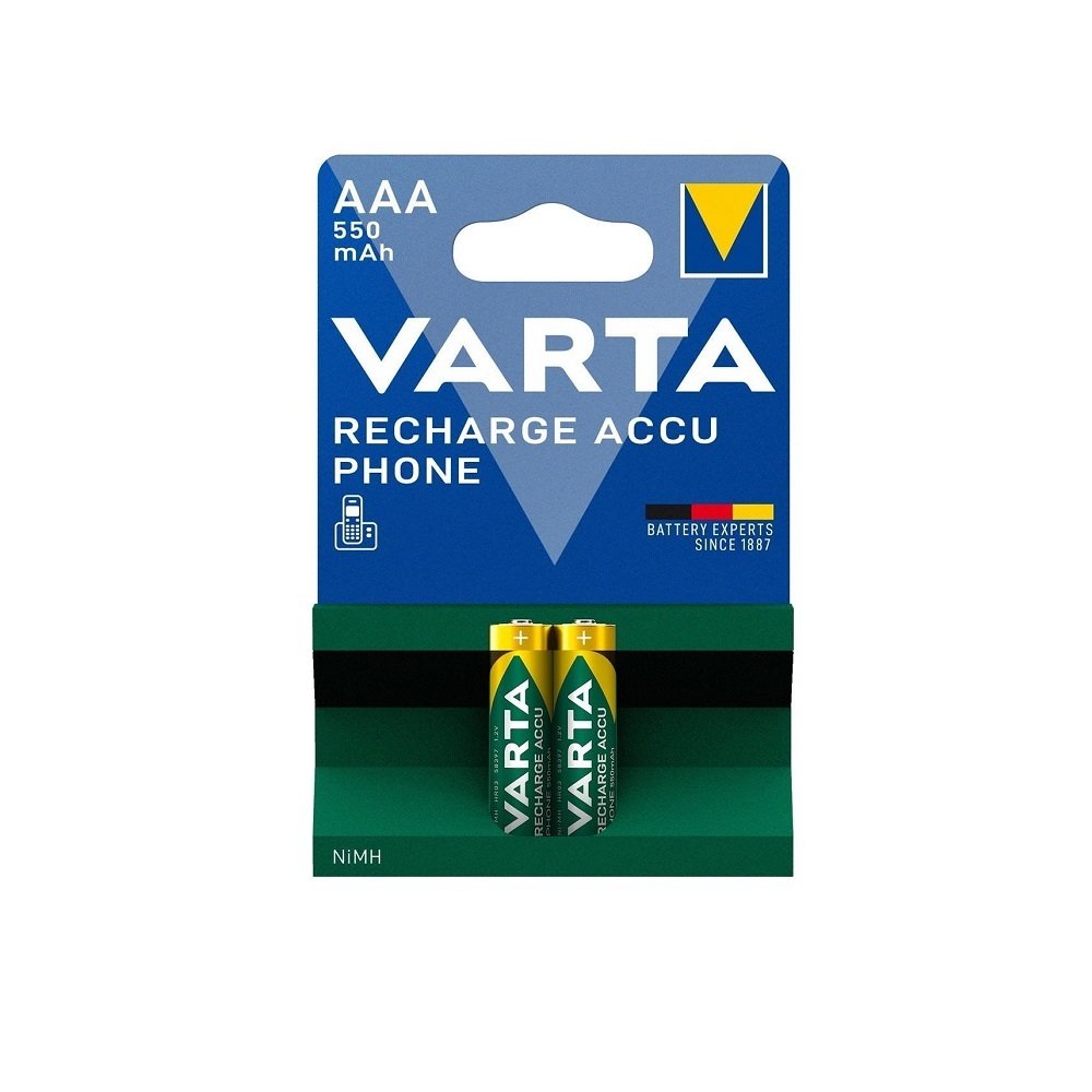 Varta 58397 Power 550mAh AAA Şarj Edilebilir İnce Kalem Pil 2'li