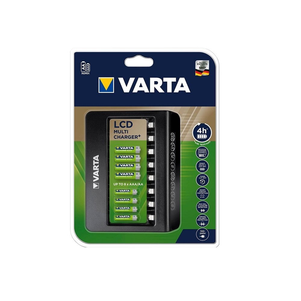 Varta 57681 LCD 8'li Multi Şarj Cihazı