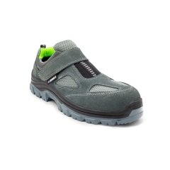 Emex M1020 S1 Süet İş Ayakkabısı Gri-Yeşil 42