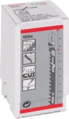 Bosch Ekonomik Seri Ahşap İçin T 144 D Dekupaj Testeresi Bıçağı - 100'Lü Paket
