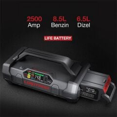 Lokithor APARTX2500 12V 2500Amp LiFePO4 Akıllı Akü Takviye + Pompa + Powerbank + Led Lamba