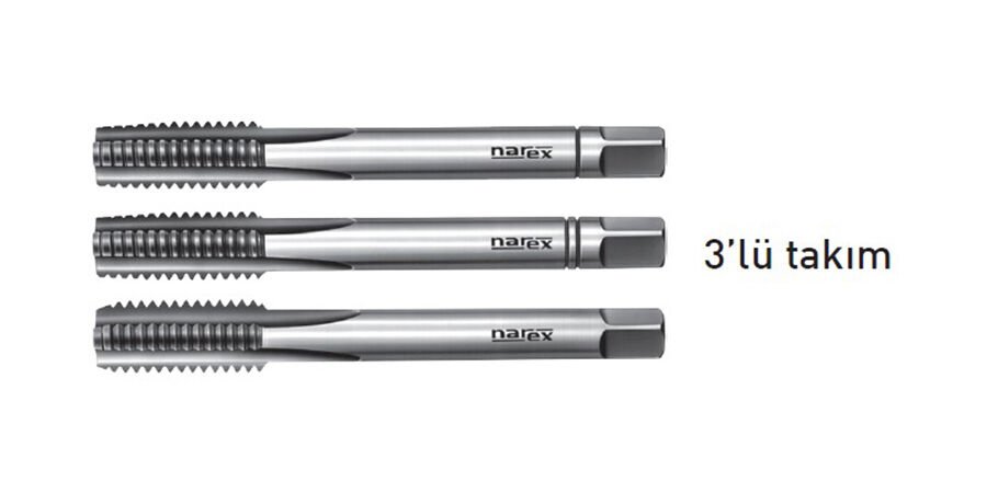 W1/2''-12 CZTOOL EL KILAVUZ TAKIMI HSS