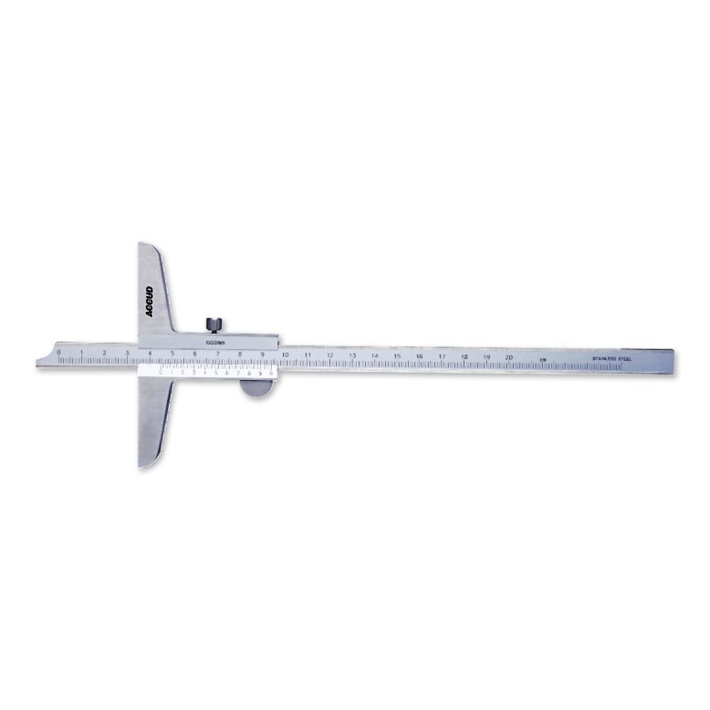 Accud 177-006-11 Mekanik Derinlik Kumpası 0-150mm