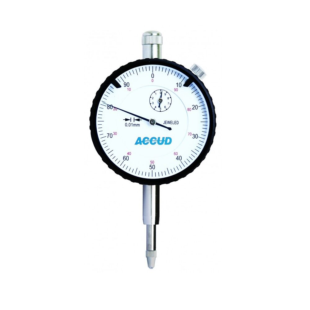 Accud 223-010-12 Mekanik Komparatör Saati 0-10mm