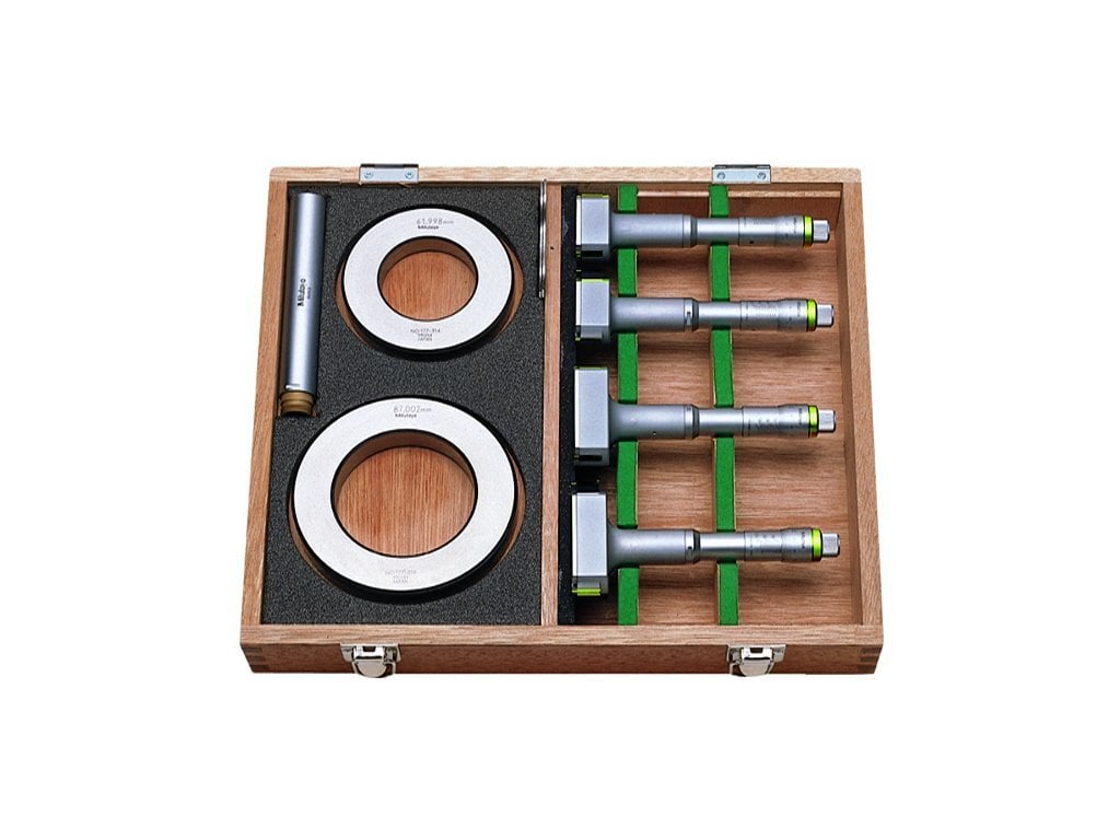 Mitutoyo 368-914 Üç Noktalı Hassas Delik Ölçme Set 4 50-100 mm