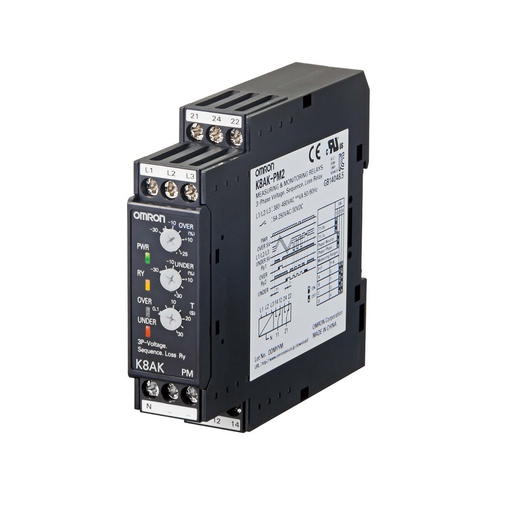 Omron K8AK-PM2 Motor Koruma Rölesi