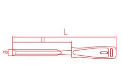 İzeltaş 5010230024 24 mm Iskarpela (Düz)