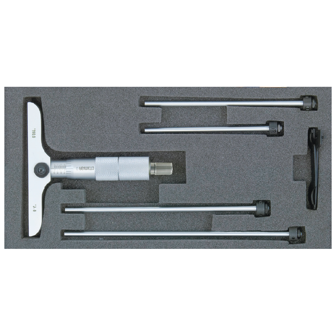 Asimeto 0-150x0,01 mm Derinlik Mikrometresi